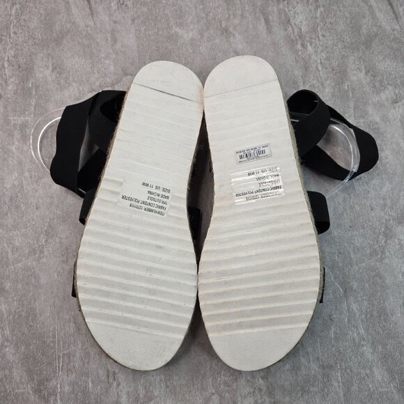 Torrid Black Platform Espadrille Sandals - Picture 7 of 10